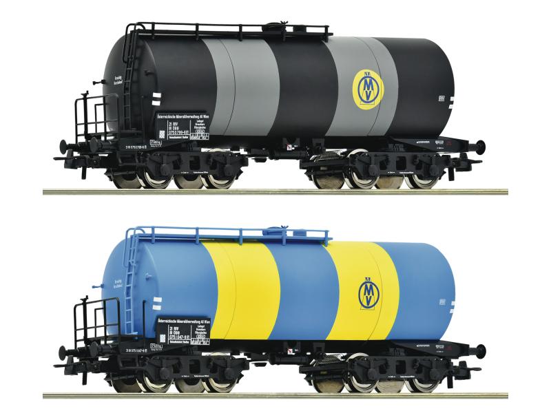 ROCO 6600163 ÖBB Kesselwagen- Set 2. tlg. ÖMV