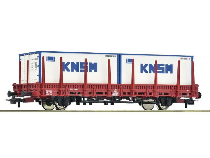 ROCO 6600152 NS Steckrungenwagen 20-Fuß-Container