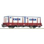 ROCO 6600152 NS Steckrungenwagen 20-Fuß-Container