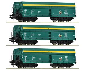 ROCO 6600195 PTKiGK Selbstentladewagen, Set 3. tlg.