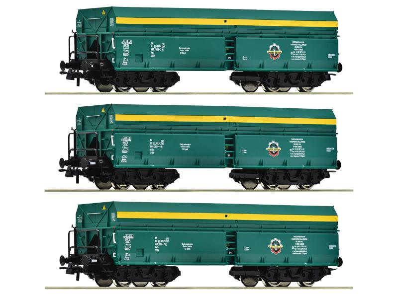 ROCO 6600195 PTKiGK Selbstentladewagen, Set 3. tlg.