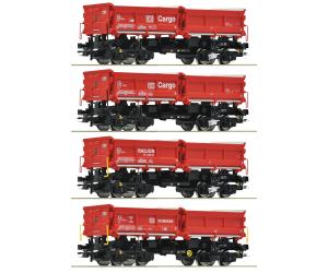 ROCO 6600202 DB Muldenkippwagen-Set 4. tlg.