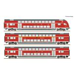 ROCO 6220248 DB Doppelstockwage- Set 3.tlg LED