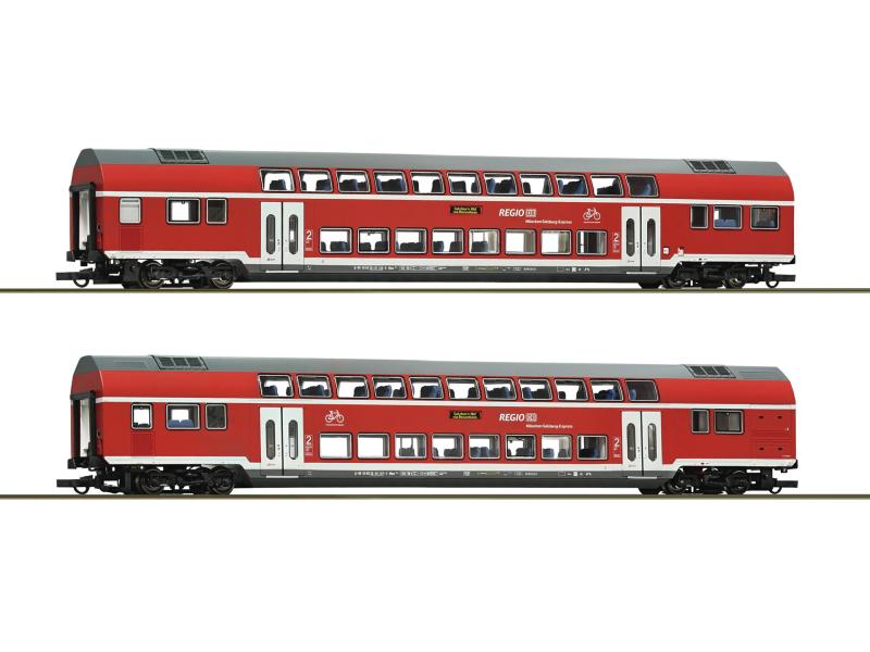 ROCO 6220145 DB Set di carrozze a due piani 2 pezzi...