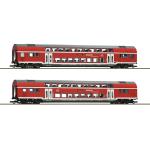 ROCO 6220145 DB Doppelstockwagen-Set 2.tlg.