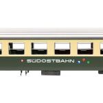 PIKO 96775 SOB Set di carrozze passeggeri 3 pz. EW I 2. cl