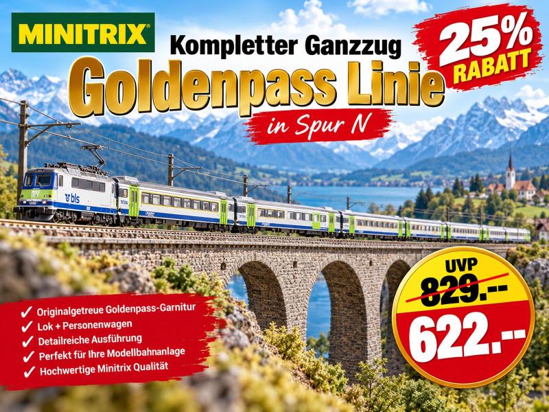 copia di MINITRIX 16884 Locomotiva elettrica BLS Re 420 - Luci squadrate