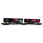 ROCO 6600170 Doppeltaschen-Gelenkwagen TX Logistik