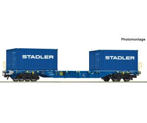 ROCO 6600500 carro pianale per container, Stadler Rail