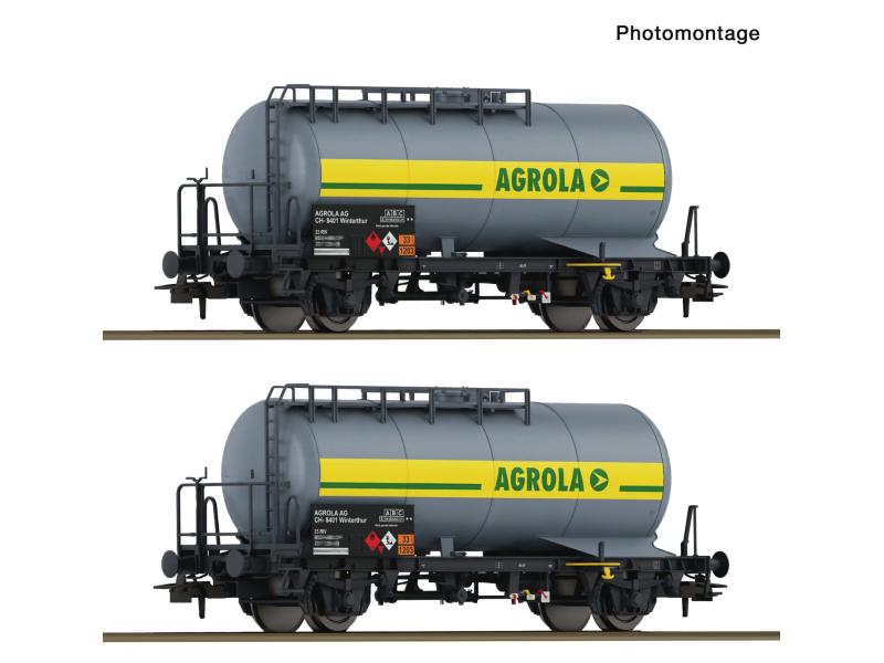 ROCO 6600420 Set de wagons-citernes SBB 'AGROLA'