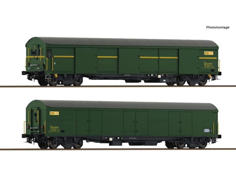 ROCO 6600241 PTT Postwagen- Paketwagen- Set 2tlg.