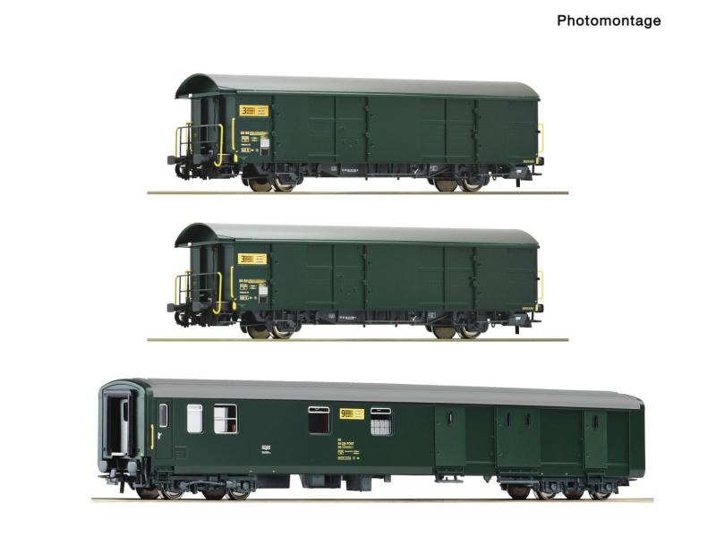 ROCO 6600428 PTT Postwagenzug der Telefeon/Telegraph