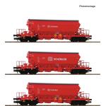 FLEISCHMANN 6660209 Wagon de sel DB 'Schenker' - Set 3 pièces
