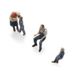 ARTITEC 5870026 Famille de paysans sur tracteur