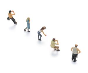 ARTITEC 5870100 Figuren an der Pommes-Bude