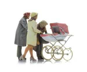 ARTITEC 5870144 Un véritable bébé mignon avec une poussette
