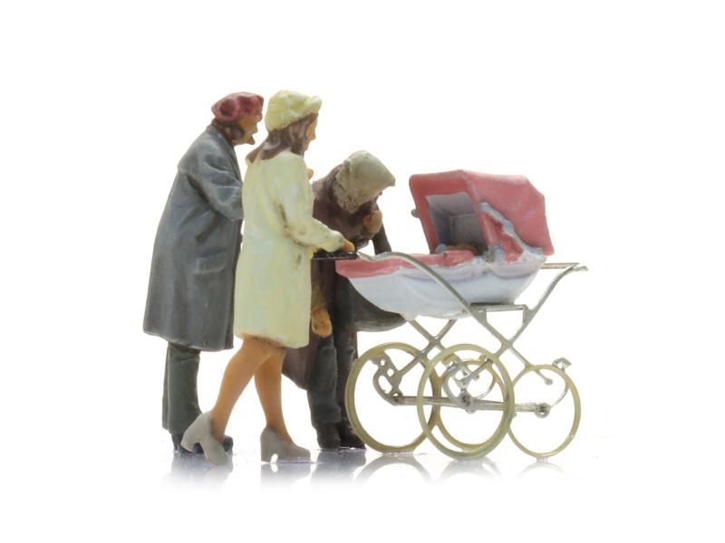 ARTITEC 5870144 Ein wirklich süsses Baby mit Wagen