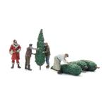 ARTITEC 5870165 Père Noël avec porte-arbre de Noël
