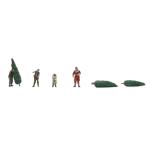 ARTITEC 5870165 Père Noël avec porte-arbre de Noël