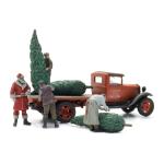 ARTITEC 5870165 Weihnachtsmann mit Christbaumträgern