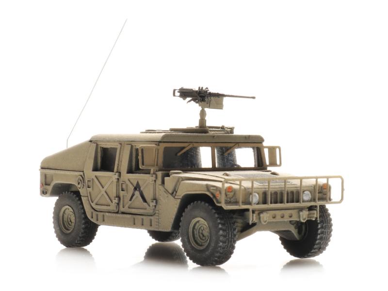 ARTITEC 6870538 US HMMWV Desert armored .50 MG