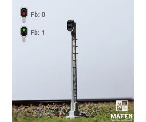 MAFEN 413601 SBB - Hauptsignal 2 LED - Rot, Grün - Ansicht 1