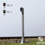 MAFEN 413601 SBB - Hauptsignal 2 LED - Rot, Grün - Ansicht 1