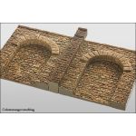 SWIBA Arkaden mit Abdecksteinen Rohling - H0