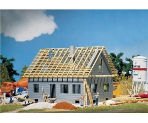FALLER 130303 Einfamilienhaus im Bau m. Zubehör H0 - Ansicht 1